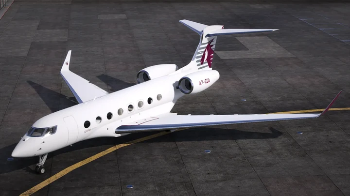 Ливрея Qatar Executive для Gulfstream G650