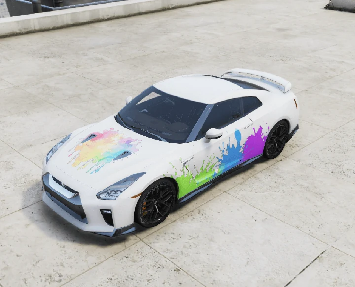 Ливрея Color Splash для Nissan GT-R R35 2017