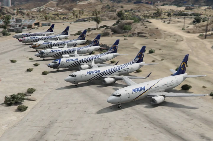 Мексиканские ливреи для Boeing 737-300 [24 текстуры]