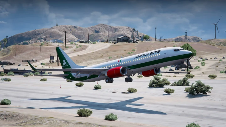 Ливреи Mexicana и Aeroméxico для Boeing 737-800 [7 текстур]