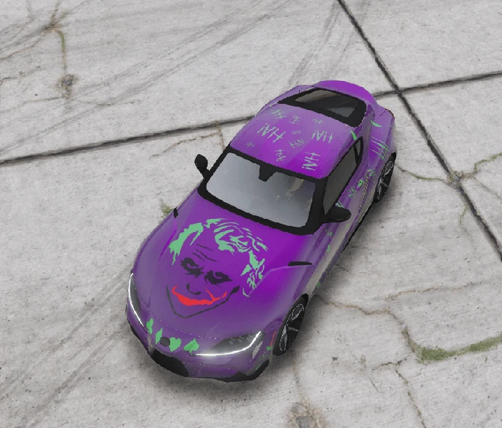 2020 Toyota Supra A90 - ливрея Joker