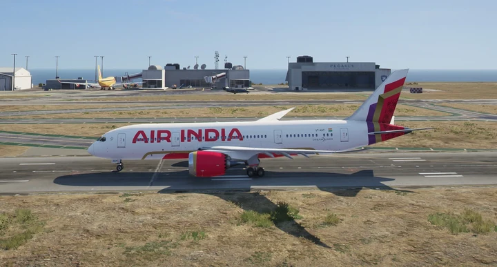 Новая раскраска Air India для Boeing 787-8