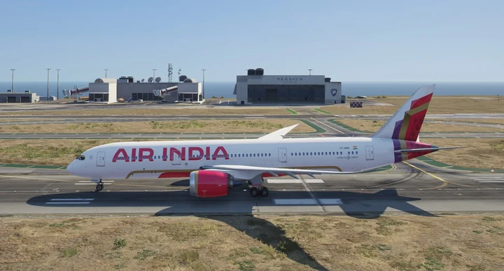 Новая раскраска Air India для Boeing 787-9