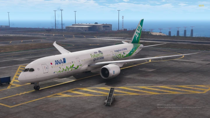 Ливрея Boeing 787-9 All Nippon Airways «ANA Green Jet - Future Promise»