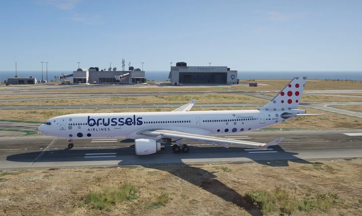 Раскраска Brussels Airlines для Airbus A330-300