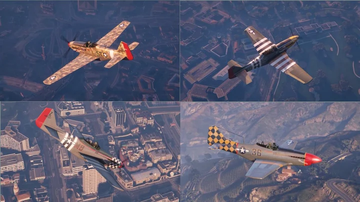 Ливреи P-51 для стандартного P-45 Nokota