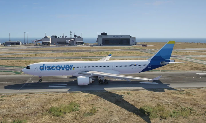 Раскраска Discover Airlines для Airbus A330-300