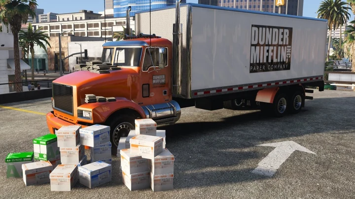 Ливрея Dunder Mifflin из «Офиса» для MTL Pounder от TheF3nt0n