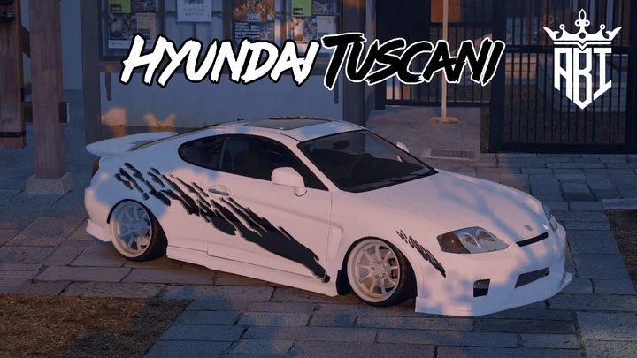 Простая раскраска для Hyundai Tuscani