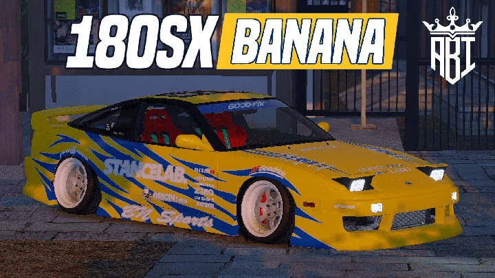 Раскраска BANANA BNSPORT для Nissan 180SX