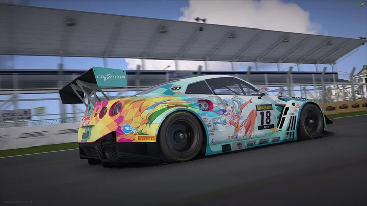 Ливрея Goodsmile Racing для Nissan R35 GT3