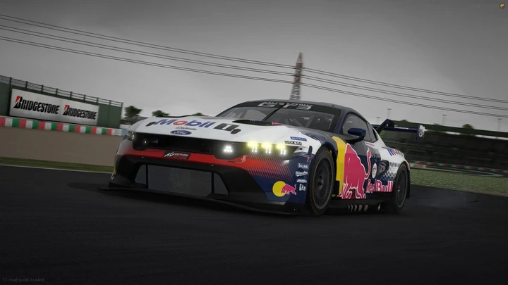 Ливрея Red Bull для Ford Mustang GT3 2025