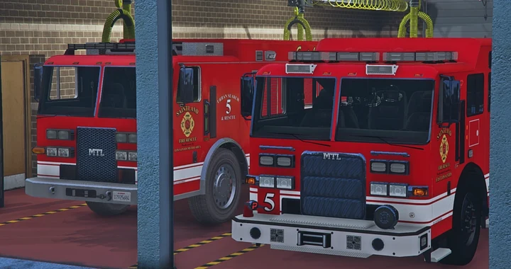 Комплект ливрей и формы Saintland Fire & Rescue