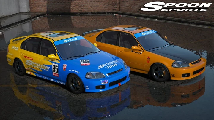 Ливрея Spoon Sports для Honda Civic Ferio 2000
