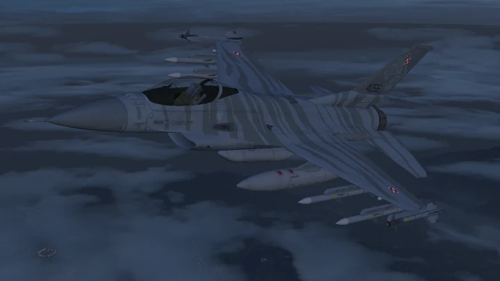 Ливрея польской демонстрационной группы Tiger для F-16