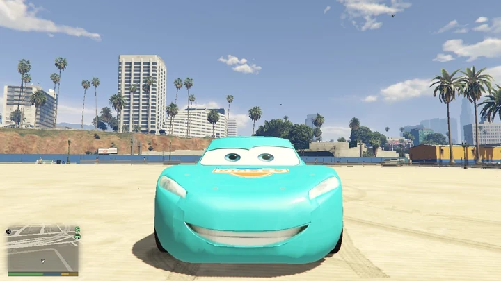 Ливрея Dinoco для Молнии Маккуина из Cars 2