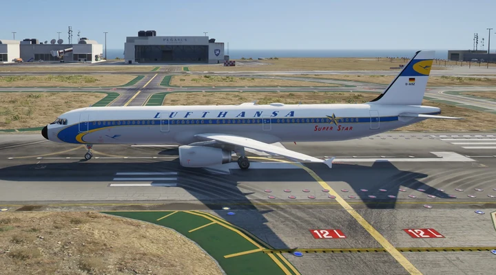 Ретро-ливрея Lufthansa Super Star для Airbus A321