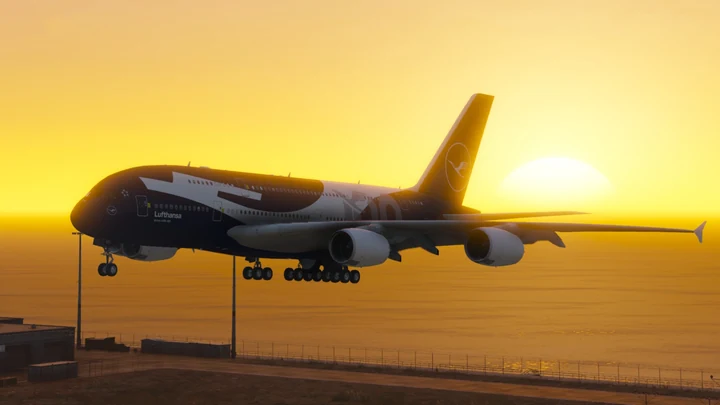 Юбилейная ливрея Lufthansa для Airbus A380-800 D-AIMH