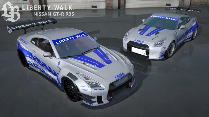 Полная ливрея LB-WORKS для Nissan GT-R R35 Final Edition