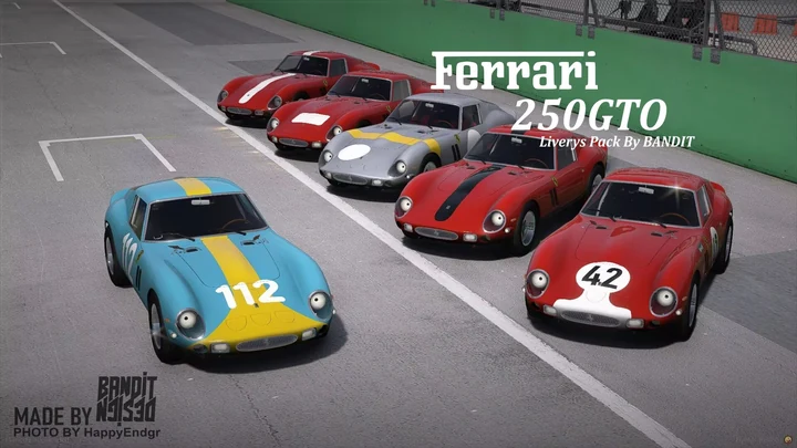 Ливреи BANDIT для Ferrari 250 GTO