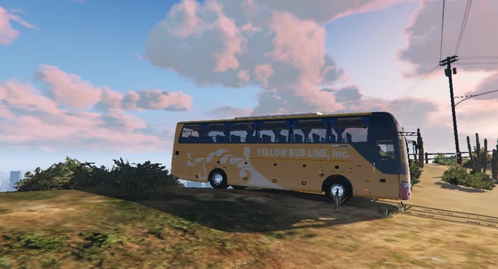 Ливрея Yellow Bus Line для Yutong ZK6122HD9 - филиппинский автобус