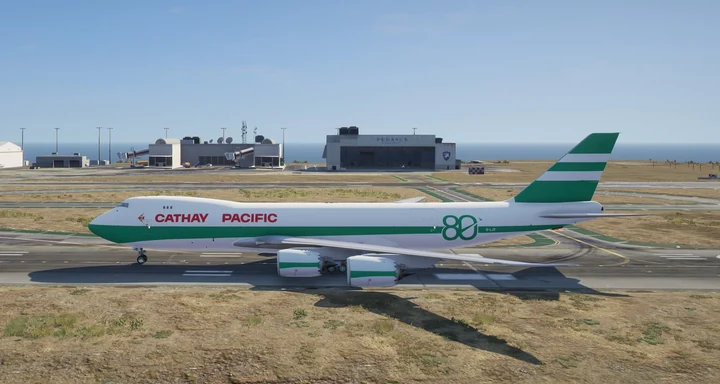 Юбилейная ливрея Cathay Pacific 80 Years для Boeing 747-8F