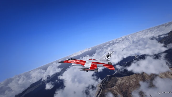Юбилейная ливрея RDAF 50th Anniversary для F-16 Fighting Falcon