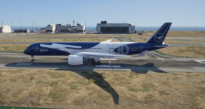 Юбилейная ливрея Lufthansa 100 Years для Airbus A350-900