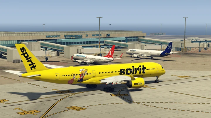 Окраска Spirit для Airbus A350-900