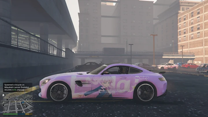 Окраска Вин Маргарете Love Live Superstar для Mercedes-AMG GT R 2017