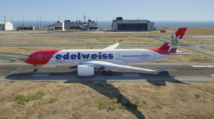 Окраска Edelweiss для Airbus A350-900