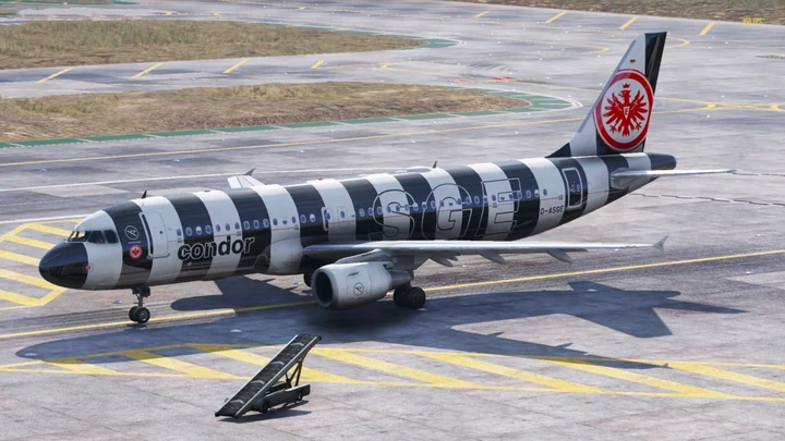 Окраска Condor Eintracht Frankfurt D-ASGE для Airbus A320