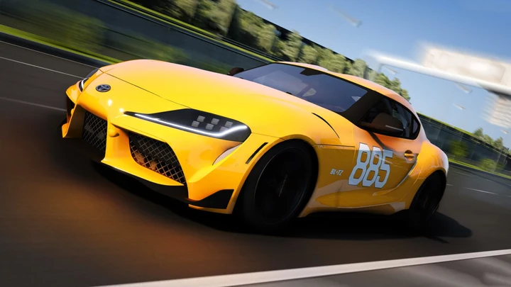 Ливрея Сэны Моробоси из MF Ghost для Toyota Supra A90 2020