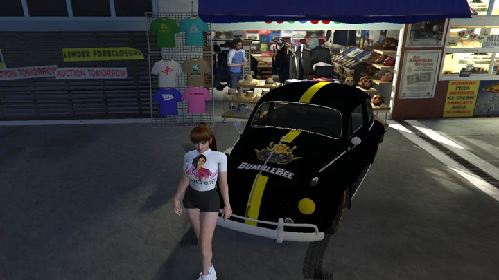 Окраска Bumblebee для Volkswagen Beetle