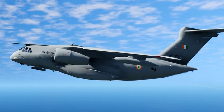 Ливрея ВВС Индии Mahindra x Embraer KC-390
