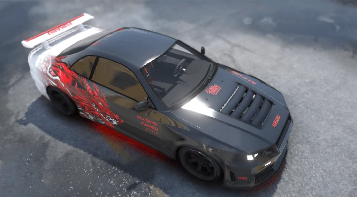 Лорная ливрея с драконом для Annis Elegy RH-7