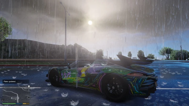 Ливрея Edgerunners для Koenigsegg Jesko Attack 2024