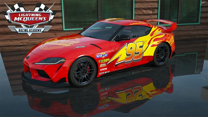 Ливрея Lightning McQueen для Toyota GR Supra 2020