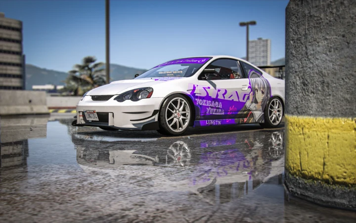 Ливрея Da Capo 5 Tokisaga Yukina для Honda Integra DC5 J's Racing