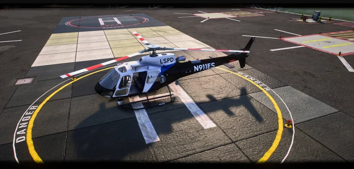 Ливрея LSPD для AS-350 Écureuil [Add-On / Replace | FiveM]
