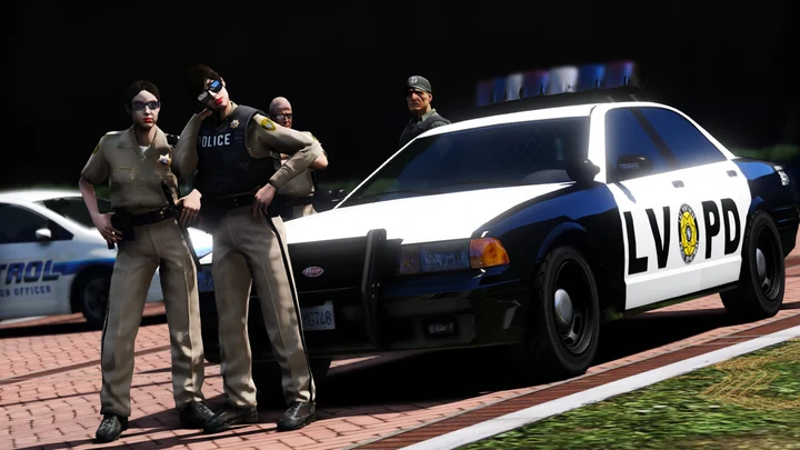 Набор ливрей полиции Las Venturas [LVPD - SAPD Restoration Project]