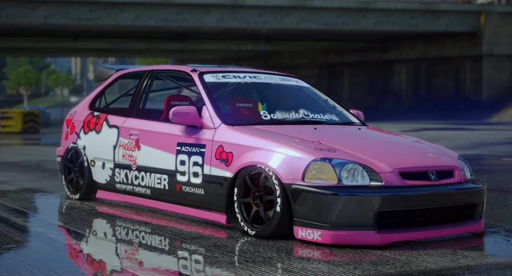 Ливрея Hello Kitty для Honda Civic