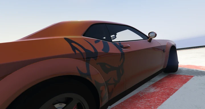 Ливрея Demon для Dodge Challenger SRT Demon 2018 от Aige