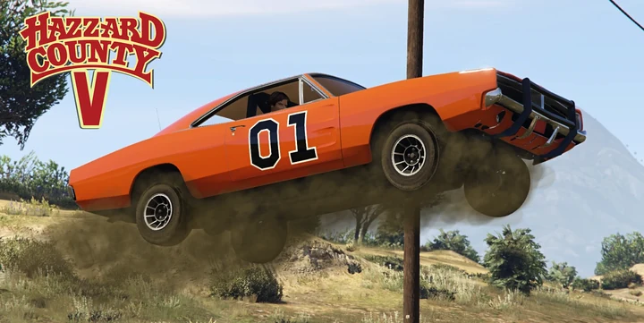 Ливрея General Lee для пака Dodge Charger 1969 от OhiOcinu