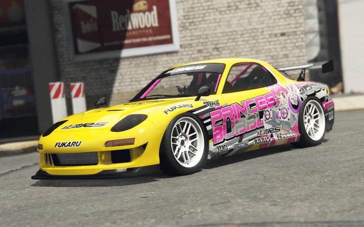 Ливрея Princess Robot Bubblegum Itasha для Annis ZR350 [Replace] [Lore-Friendly]