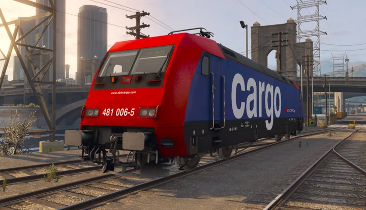 Ливрея Swiss CFF SBB FFS Cargo для локомотива Traxx BR 145