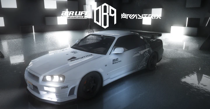 Топографическая ливрея Cicada 3301 для Nissan Skyline R34