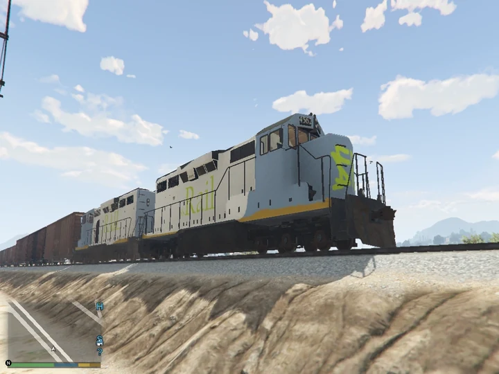 Текстура поезда Sandy Shores Railroad для Overhauled Trains