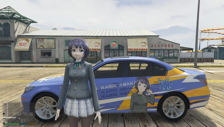 Иташа Карин Асаки из Love Live! для BMW M5 E60 2009