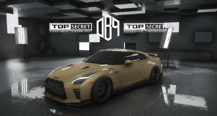 Уличная гоночная ливрея Top Secret R35 SUPER GT-R